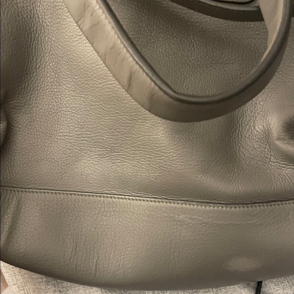 Givenchy Grey/ Silver Leather Crossbody Bag - image 8